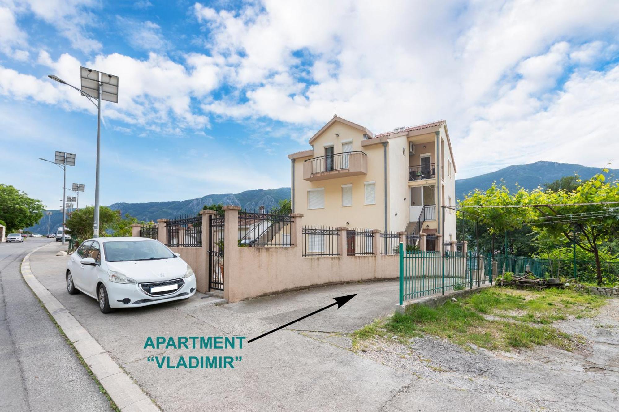 Apartment Vladimir Kotor Buitenkant foto
